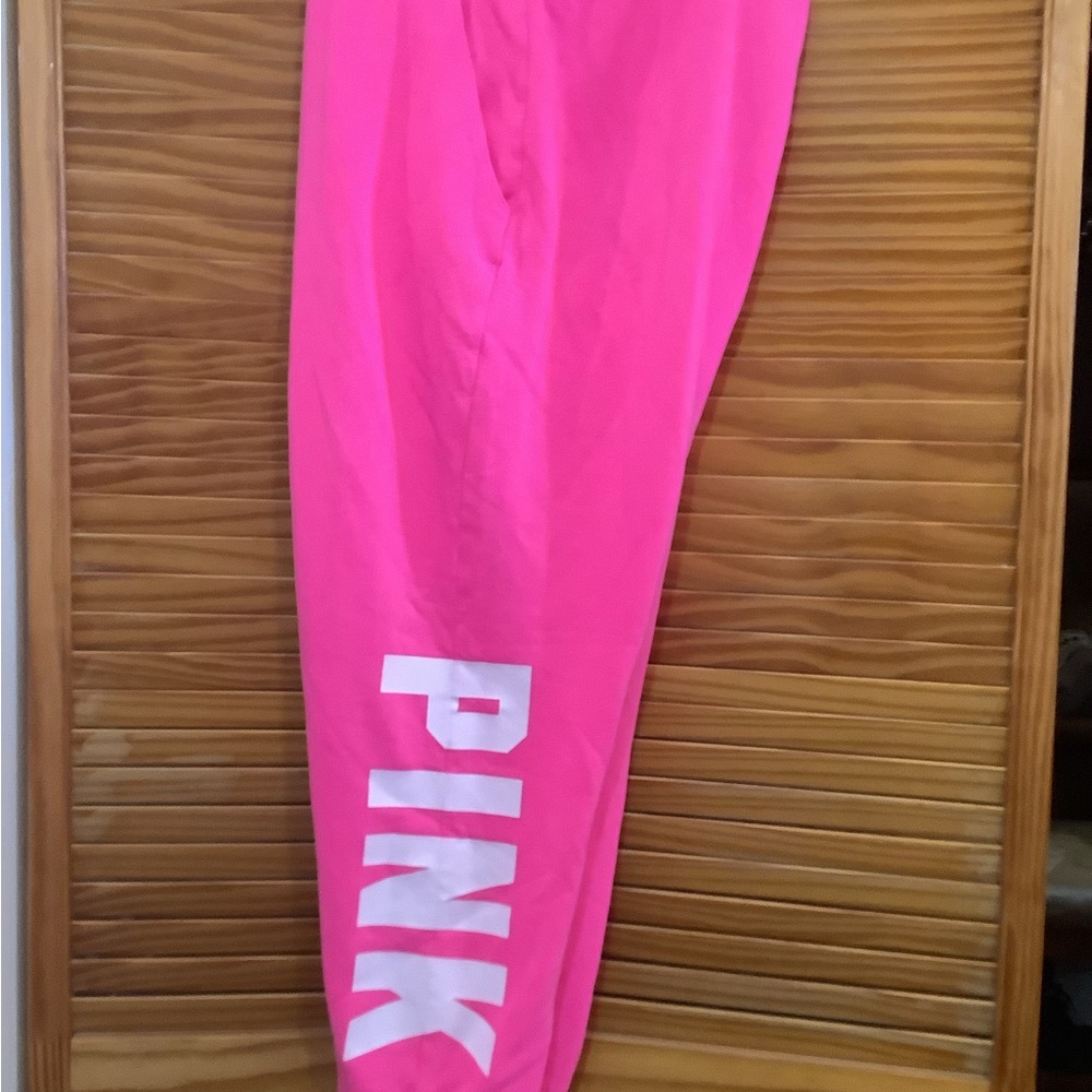 Victoria secret Pink sweat jogger Hot pink size XXL
